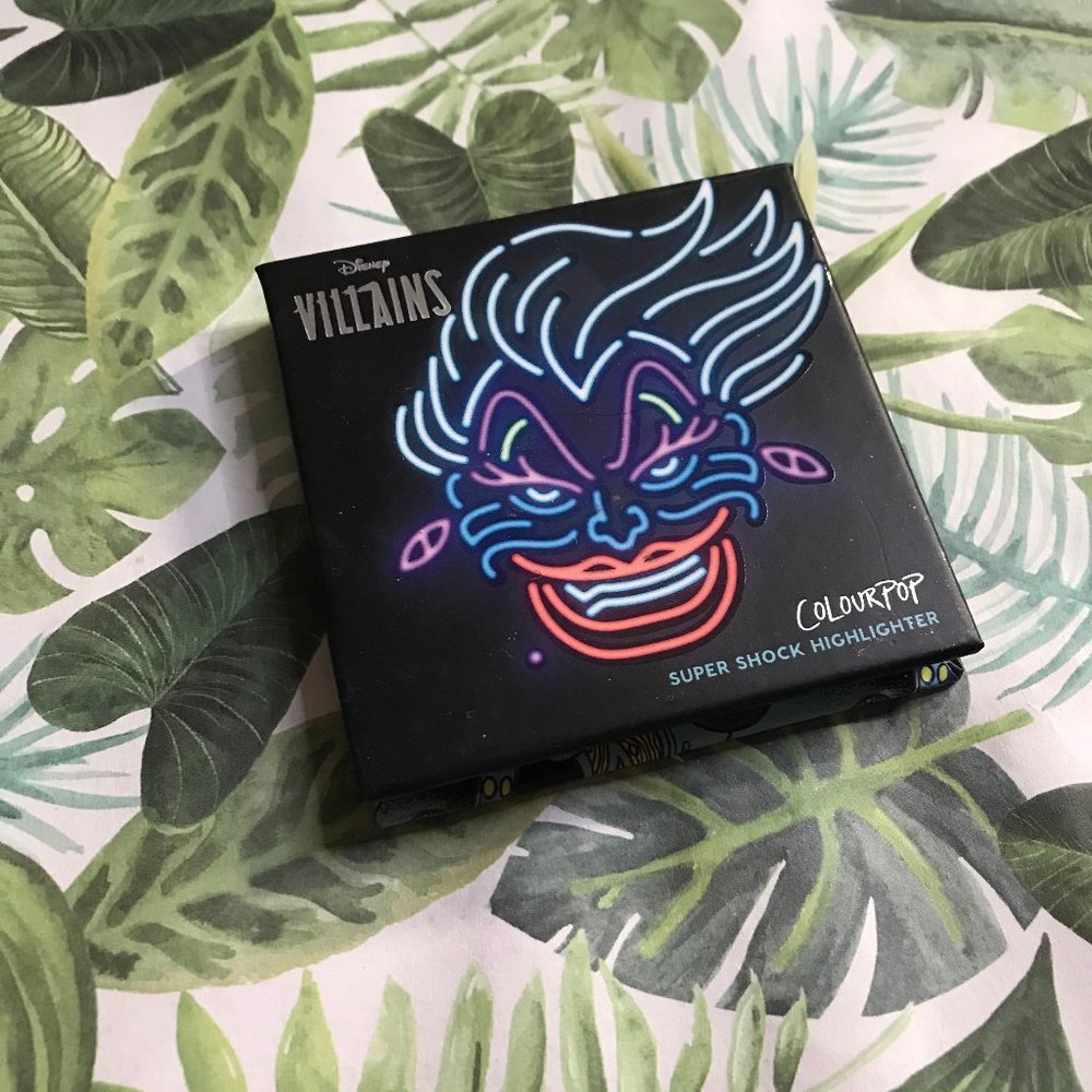 colourpop x disney ursula super shock highlighter